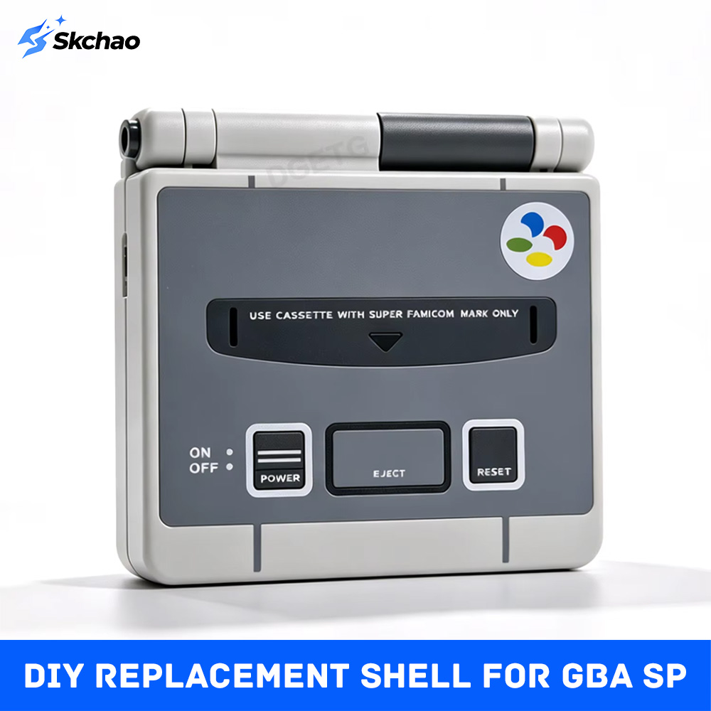 Vintage Game Collection - DIY 改造ハウジング GBA SP ゲームコンソール用 落下防止