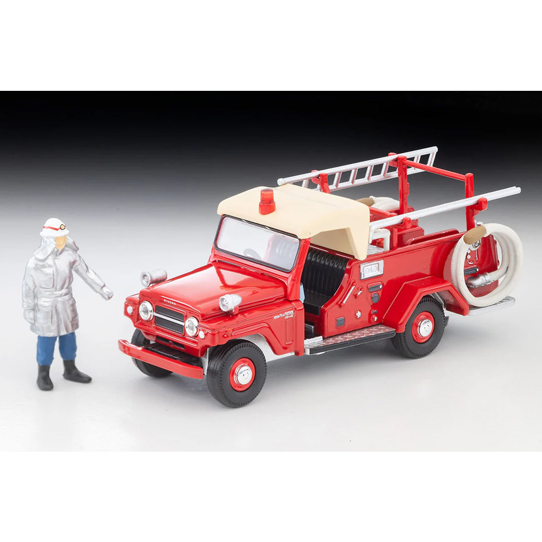 Vintage Collectibles & More Llc Photos - オリジナルトミーテックトミカ限定ヴィンテージ LV-31c 日産パトロールポンプ消防車 1/64 ダイキャストモデルカー フィギュア付き