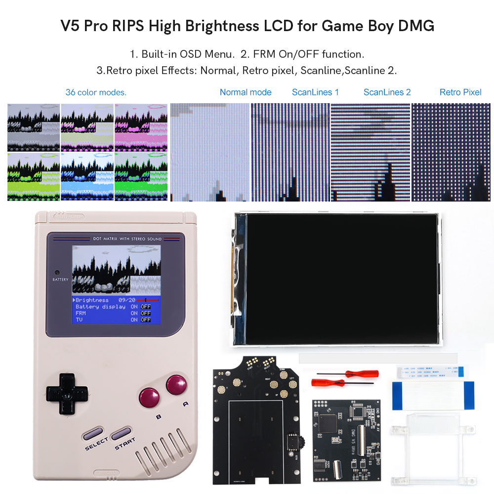 Vintage Game Collection - HISPEEDIDO For GB Dmg V5 Pro