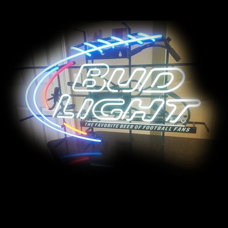 Collectible Vintage Lamps - ネオンサイングッズバドライトネオン電球サインアニメフットボールファン内部プリントボードヴィンテージネオンビールクラブ充填ガスガラスランプ