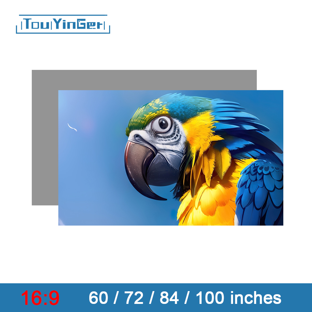 Touyinger 16:9 高輝度反射プロジェクタースクリ - Slide Film 120 のレビューと価格