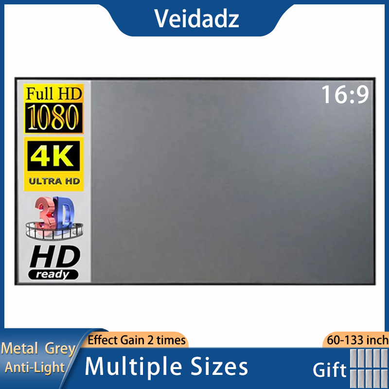 VEIDADZ プロジェクタースクリーン 60 72 84  - Slide Film 120 のレビューと価格