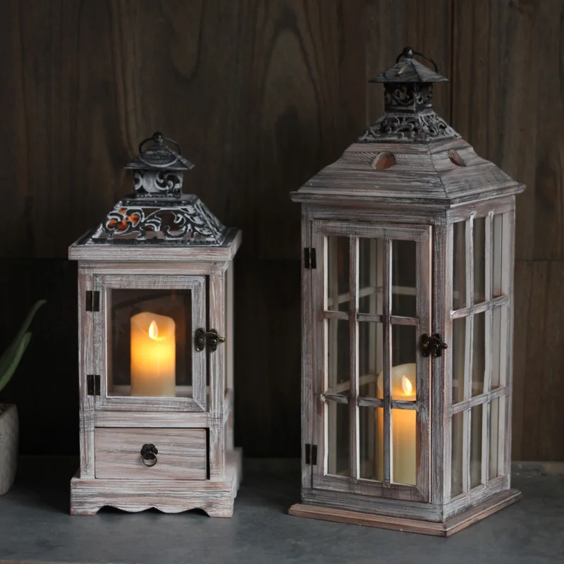 ヴィンテージ木製ガラス風ランプ、アイアンアートフロア燭台、ヨ - Collectible Vintage Lamps のレビューと価格