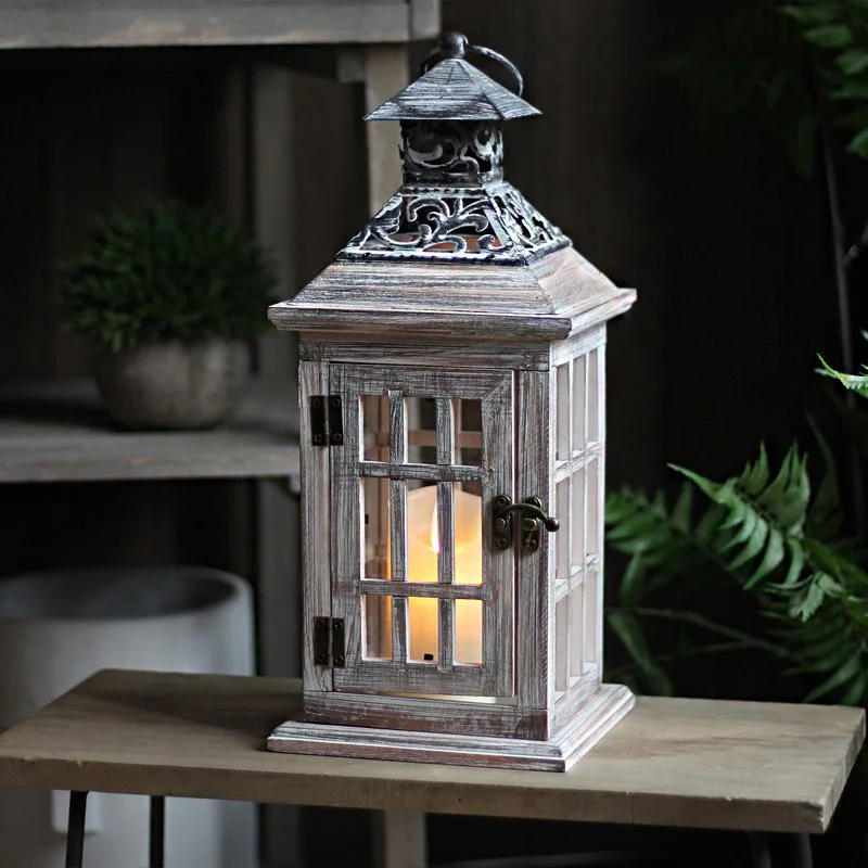 ヴィンテージ木製ガラス風ランプ、アイアンアートフロア燭台、ヨ - Collectible Vintage Lamps のレビューと価格