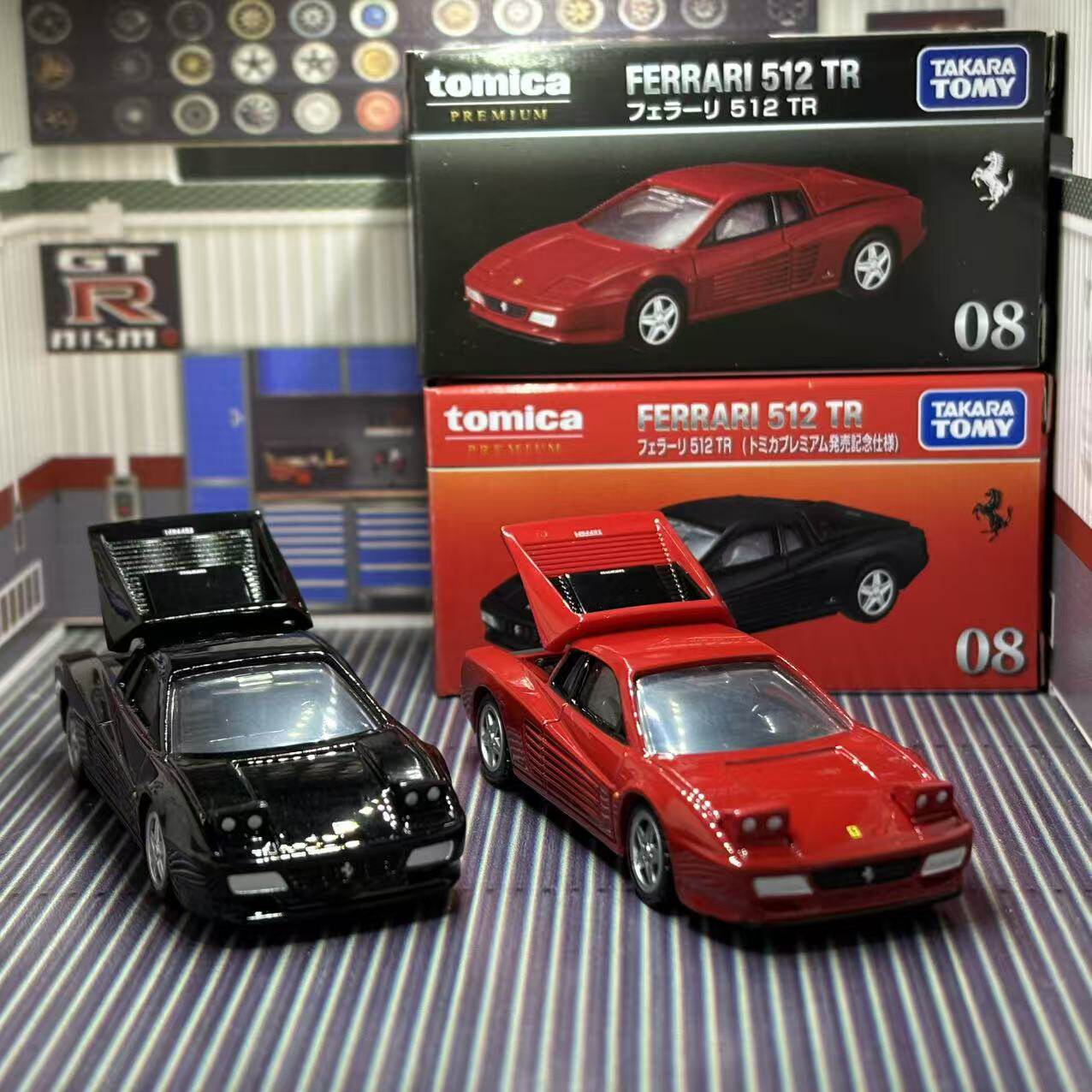 タカラトミカ プレミアム 08 フェラーリ 512 TR 本 - Vintage Collectibles & More Llc Photos のレビューと価格