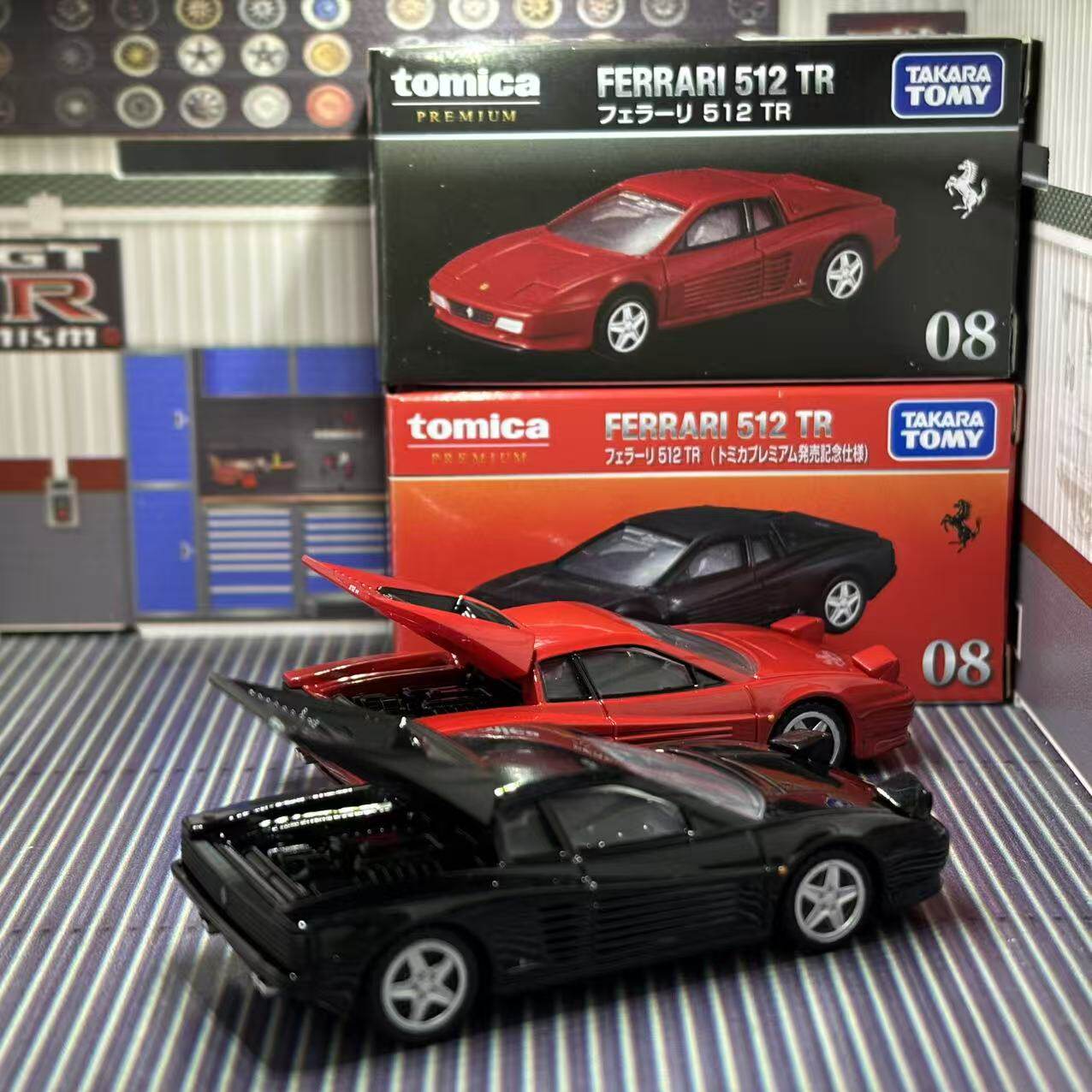 タカラトミカ プレミアム 08 フェラーリ 512 TR 本 - Vintage Collectibles & More Llc Photos のレビューと価格