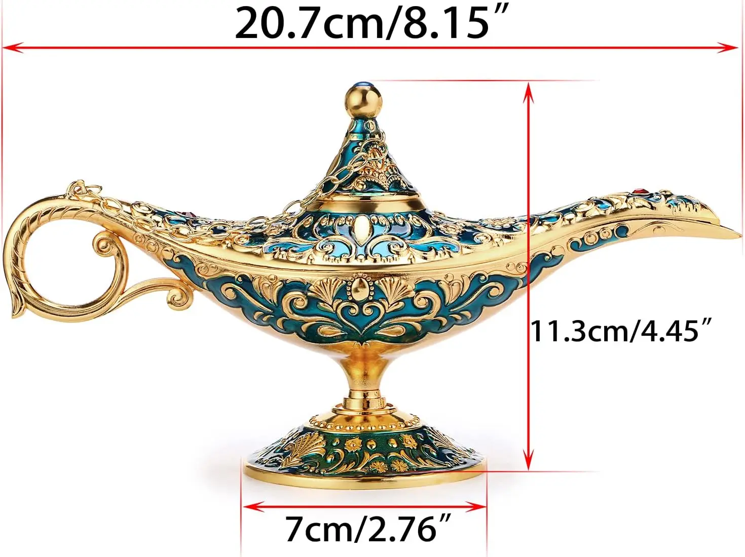 ヴィンテージ魔法の伝説アラジン魔神ランプ家庭用結婚式のテーブ - Collectible Vintage Lamps のレビューと価格