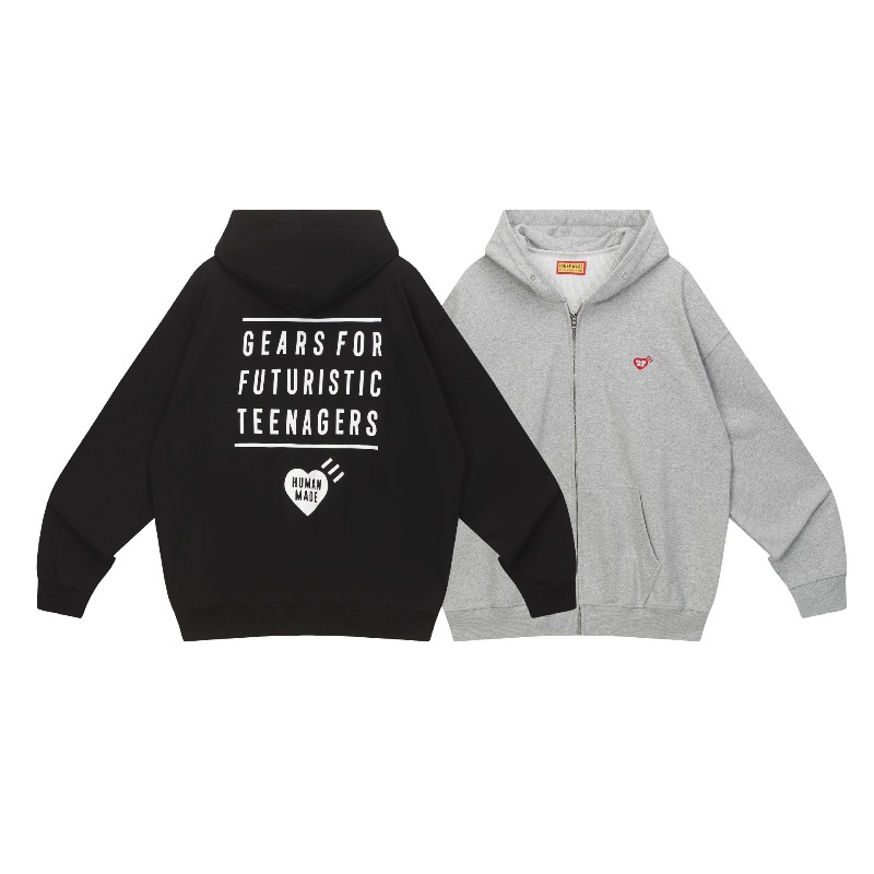 ヒューマンメイド ヴィンテージ ジップ フーディー ハートプ - Vintage Zip Hoodie のレビューと価格