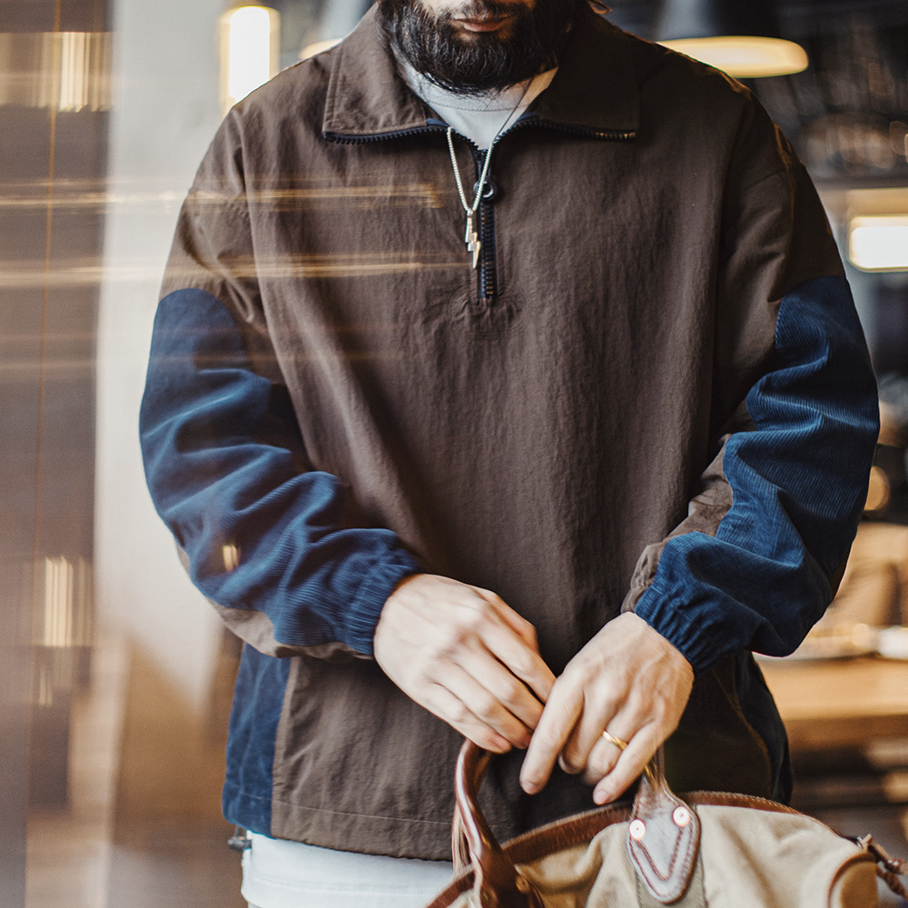 Maden ヴィンテージ コーデュロイ カラーブロック ハー - Vintage Zip Hoodie のレビューと価格