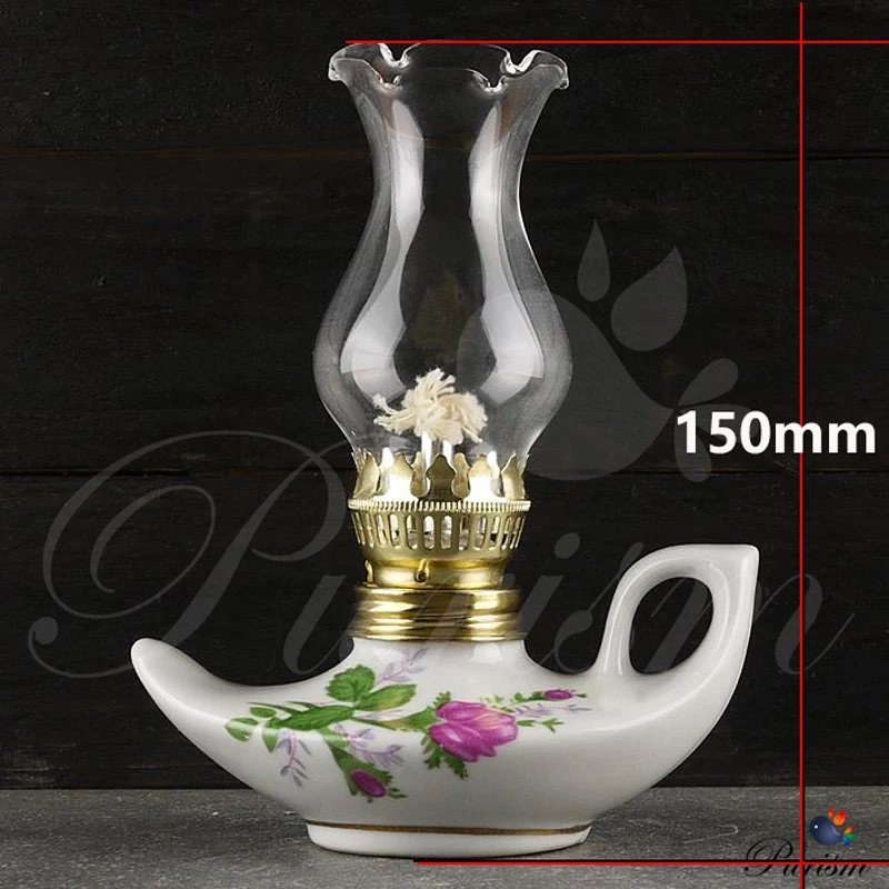 ヴィンテージ灯油ランプ,レトロなセラミックランプ,屋外テント - Collectible Vintage Lamps のレビューと価格