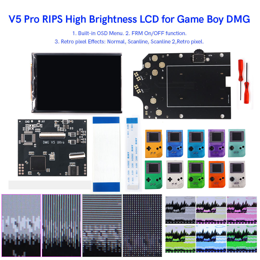 HISPEEDIDO For GB Dmg V5 Pro 3 - Vintage Game Collection のレビューと価格
