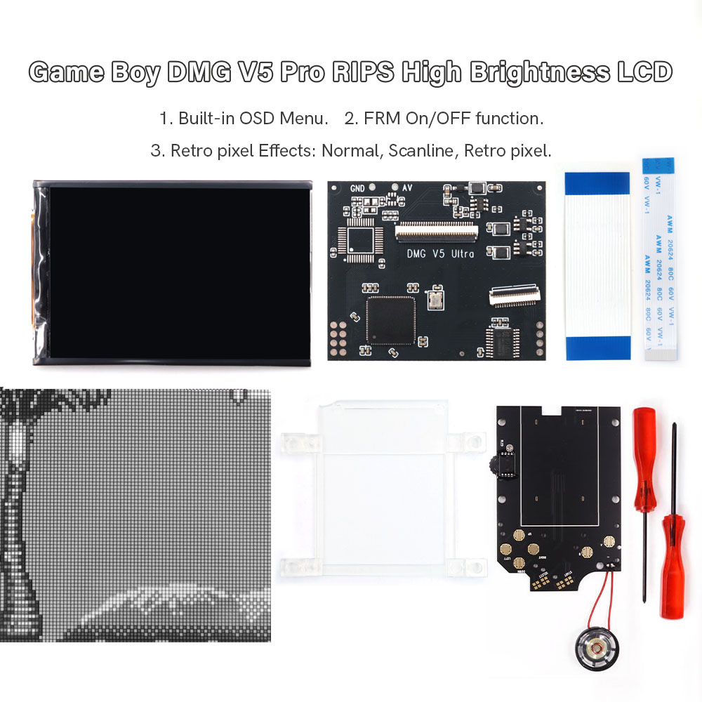 HISPEEDIDO For GB Dmg V5 Pro 3 - Vintage Game Collection のレビューと価格