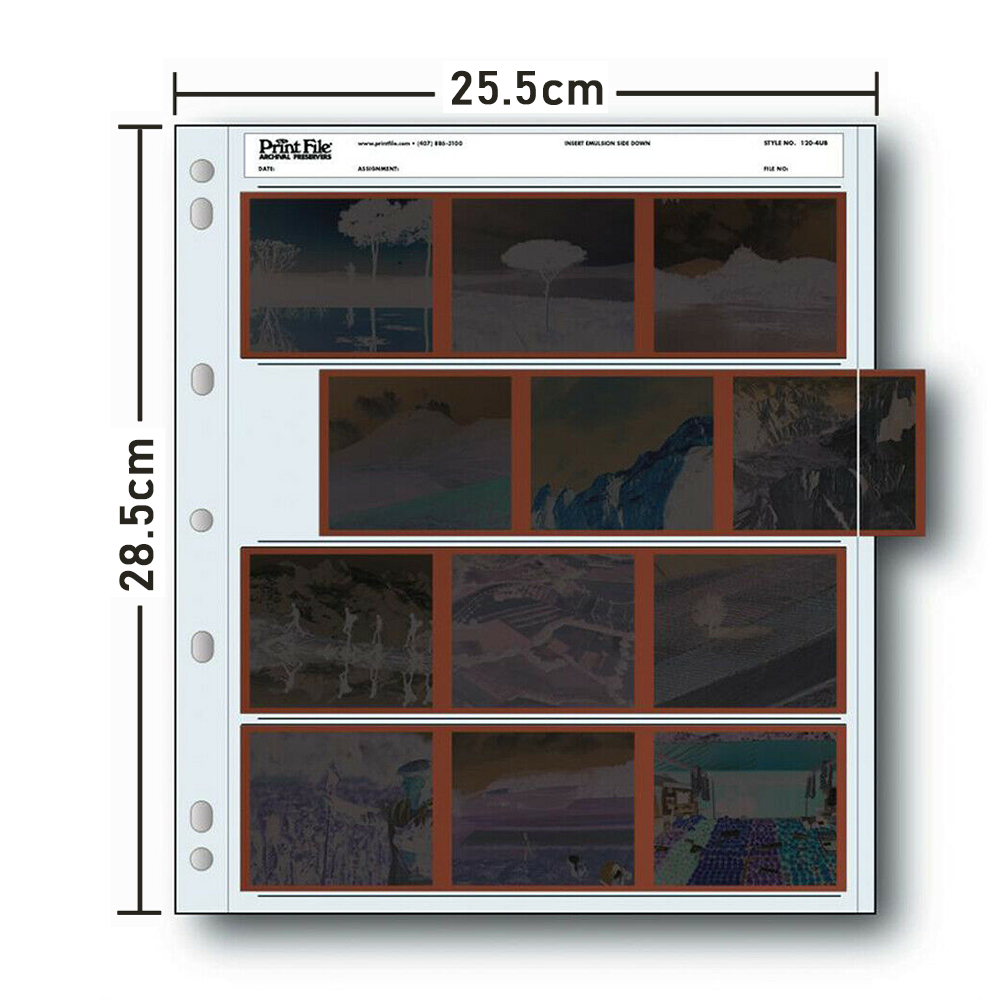 PrintFile 120mmネガ保護シート 宝図120 m - Slide Film 120 のレビューと価格