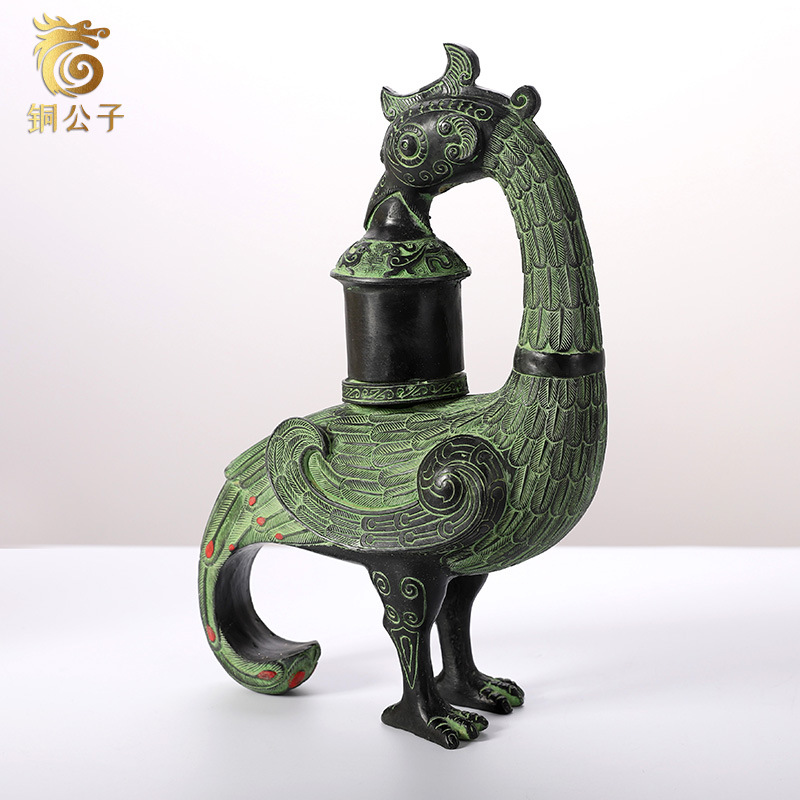 フェニックス鳥アンティークブロンズクラフトランプコレクション - Collectible Vintage Lamps のレビューと価格